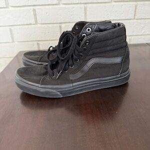 Vans Sk8-Hi Black High Top Sneakers | Men’s 8.5 / Women’s 10